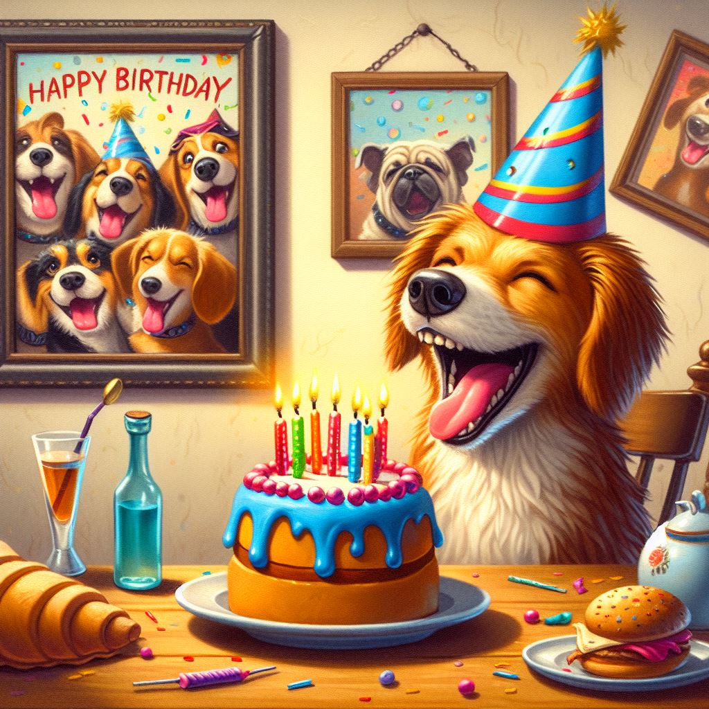 Piadas de Aniversário de cachorro