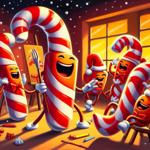 Piadas de Candy Cane: Não se dobre! Mais de 100 piadas sobre doces que vão fazer você rir sem parar.