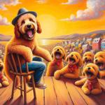 Piadas de Goldendoodle: Não deixe seu pelo ficar de mau humor! Mais de 100 piadas sobre Goldendoodles que farão você rir sem parar.