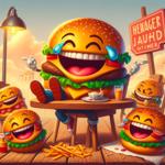 Piadas de Hamburger: Delícia de humor! Mais de 100 piadas que vão deixar você com fome de rir!